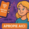 Sticker NFC Auto - "Apropieaici"