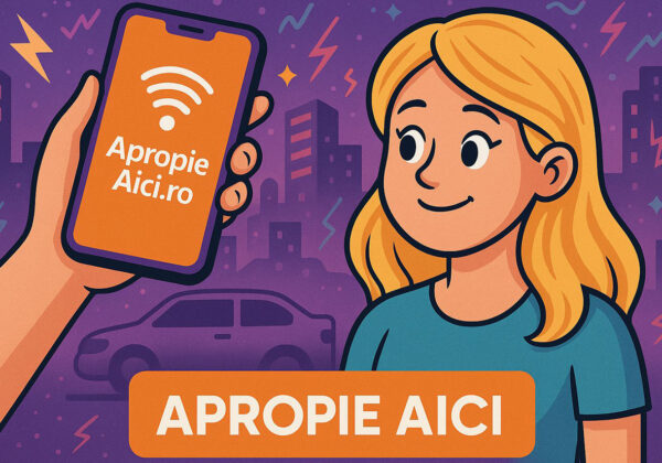 Sticker NFC Auto - "Apropieaici"