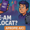 Sticker NFC Auto - "Te-am blocat?"