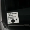 Sticker NFC Auto - "Ti-am blocat locul?"